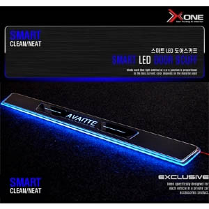 [ Elantra 2016(Avante AD) auto parts ] Elantra 2016(Avante AD) Smart LED Door Sill Made in Korea
